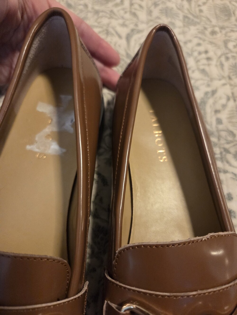 Talbots Brown Tassel Fringe Loafers - Picture 2 of 5